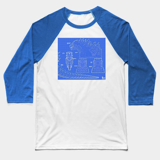 Design prototype mechagodzilla 2021 Baseball T-Shirt by sabargeh